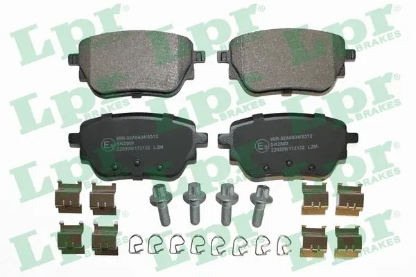 Brake Pad Set, disc brake (05P2132K)
