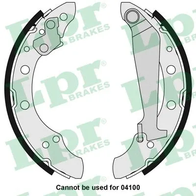Brake Shoe Set (05730)
