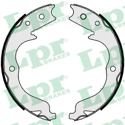 Brake Shoe Set, parking brake (09860)