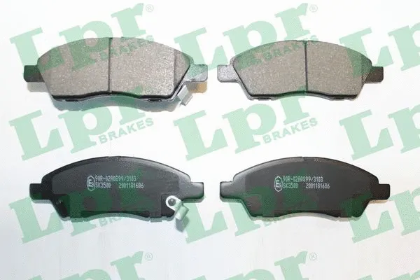 Brake Pad Set, disc brake (05P1686)