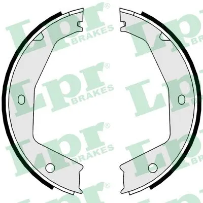 Brake Shoe Set, parking brake (09670)