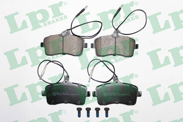 Brake Pad Set, disc brake (05P1196)