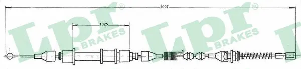 Cable Pull, parking brake (C0590B)