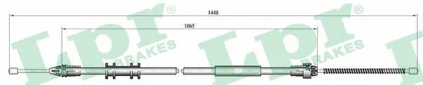Cable Pull, parking brake (C0702B)