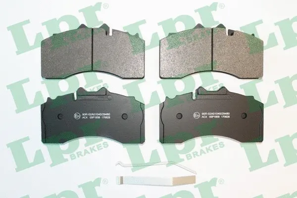 Brake Pad Set, disc brake (05P1858)