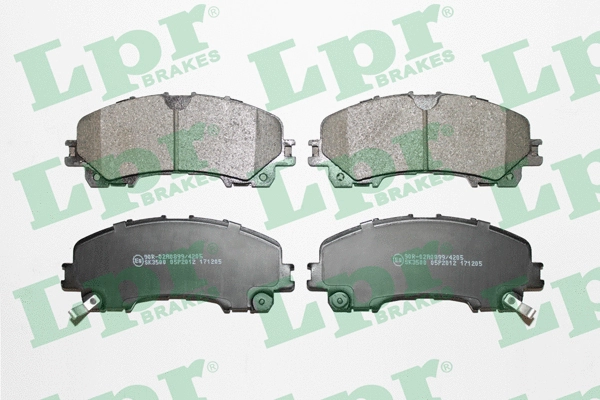 Brake Pad Set, disc brake (05P2012)