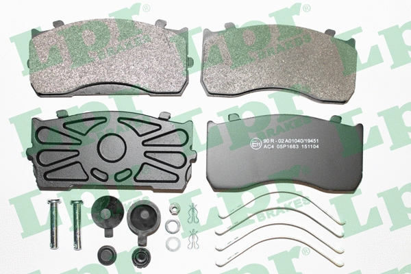 Brake Pad Set, disc brake (05P1683K)