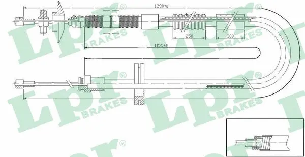 Cable Pull, clutch control (C0194C)