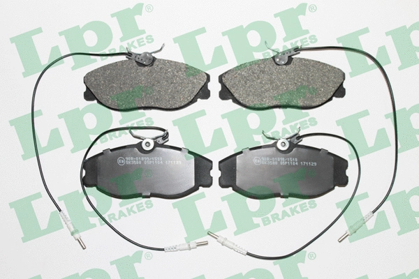 Brake Pad Set, disc brake (05P1104)