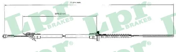 Cable Pull, clutch control (C0062C)