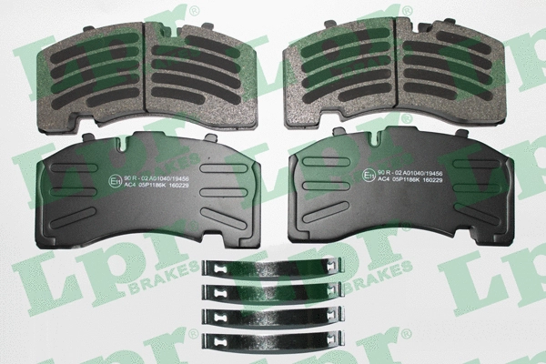 Brake Pad Set, disc brake (05P1186)