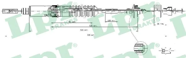 Cable Pull, clutch control (C0242C)