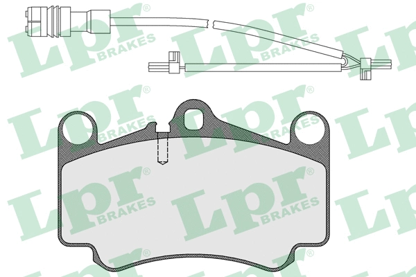 Brake Pad Set, disc brake (05P1588A)