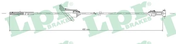 Cable Pull, parking brake (C0868B)