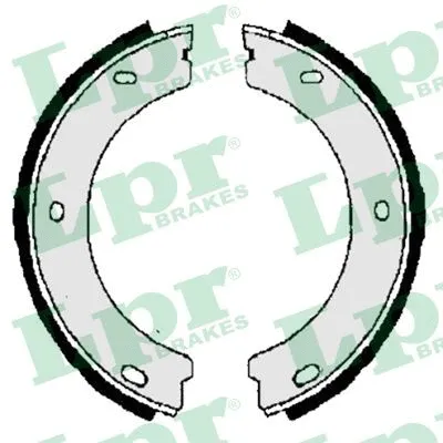 Brake Shoe Set, parking brake (06400)
