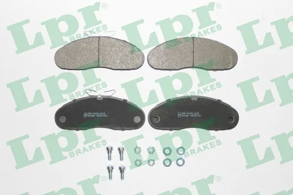 Brake Pad Set, disc brake (05P961)