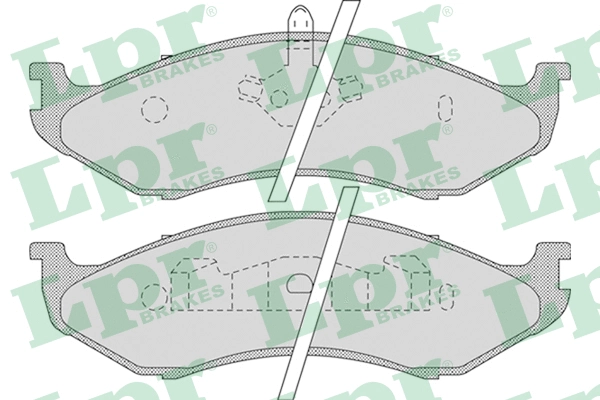 Brake Pad Set, disc brake (05P896)