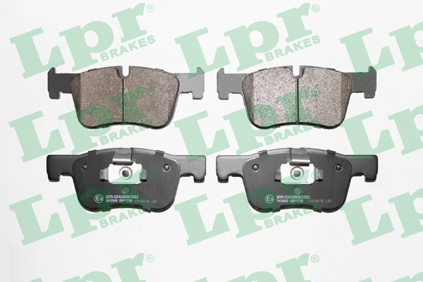 Brake Pad Set, disc brake (05P1739)