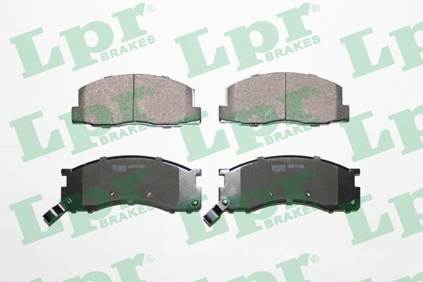 Brake Pad Set, disc brake (05P1126)