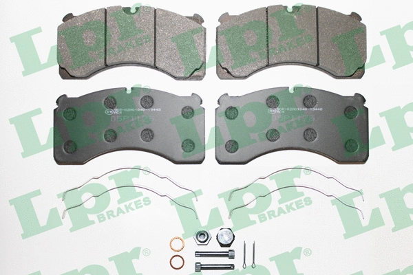 Brake Pad Set, disc brake (05P1175K)