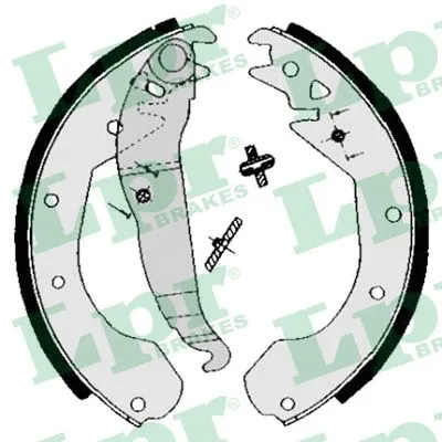 Brake Shoe Set (04650)