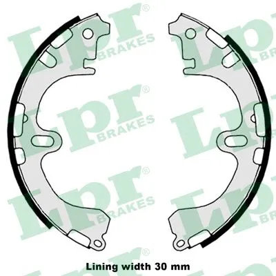 Brake Shoe Set (08800)