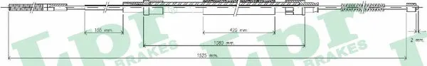 Cable Pull, parking brake (C0303B)