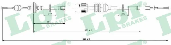 Cable Pull, clutch control (C0276C)