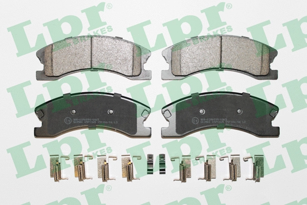 Brake Pad Set, disc brake (05P1365)