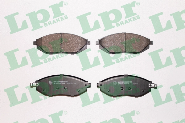 Brake Pad Set, disc brake (05P1629)