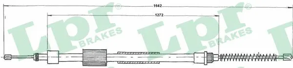 Cable Pull, parking brake (C0125B)