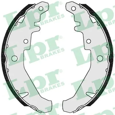 Brake Shoe Set (07310)