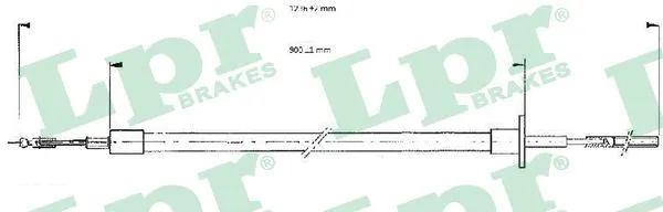 Cable Pull, clutch control (C0052C)