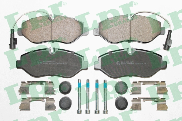 Brake Pad Set, disc brake (05P1669)