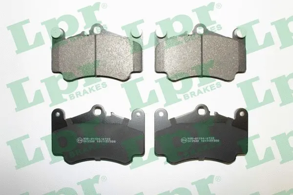 Brake Pad Set, disc brake (05P1588)