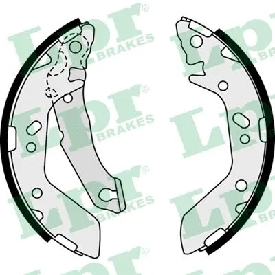 Brake Shoe Set (08480)