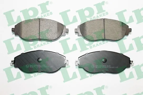 Brake Pad Set, disc brake (05P2163)