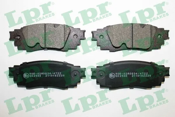Brake Pad Set, disc brake (05P2220)