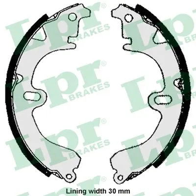 Brake Shoe Set (05860)