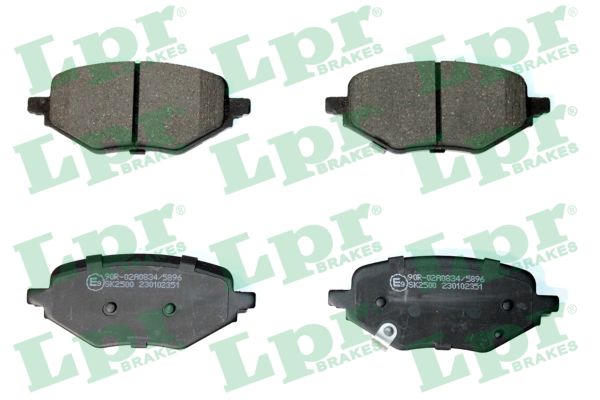 Brake Pad Set, disc brake (05P2351)