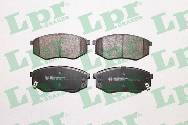 Brake Pad Set, disc brake (05P1757)