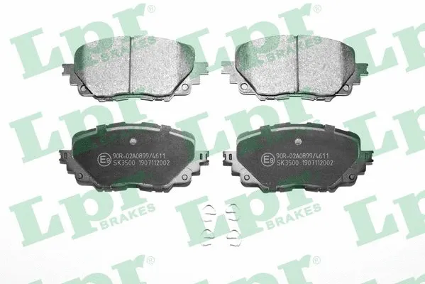 Brake Pad Set, disc brake (05P2002)