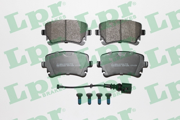 Brake Pad Set, disc brake (05P1256)