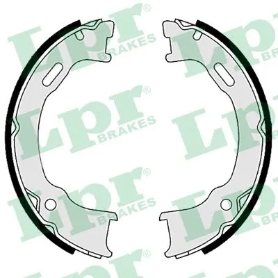 Brake Shoe Set, parking brake (09560)