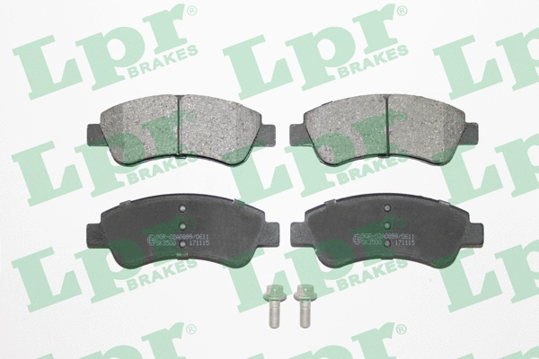 Brake Pad Set, disc brake (05P1188)