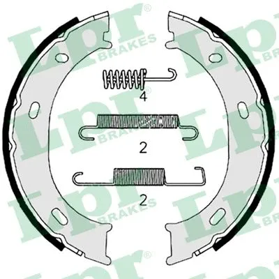 Brake Shoe Set, parking brake (07959)