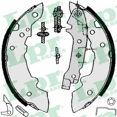 Brake Shoe Set (04321)