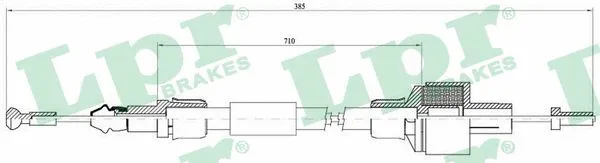 Cable Pull, clutch control (C0081C)