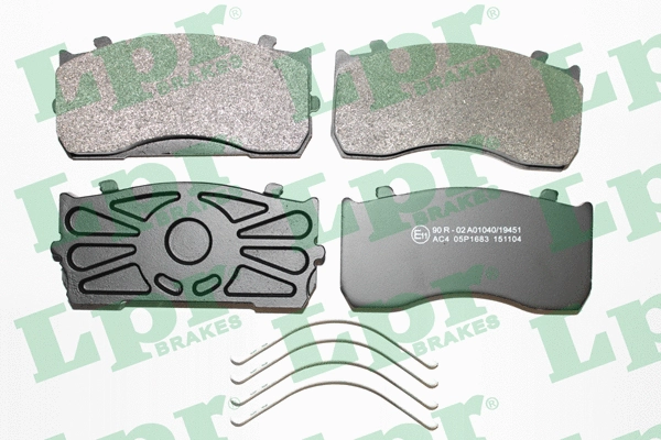 Brake Pad Set, disc brake (05P1683)