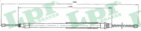 Cable Pull, parking brake (C0623B)